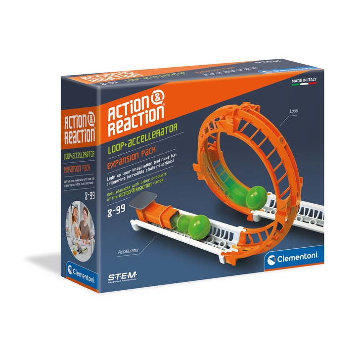 Clementoni Action & Reaction hurok és gyorsító kiegészítő készlet