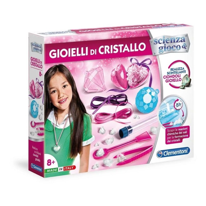 Clementoni Tudomány és Játék Kristály ékszer alkotó stúdió