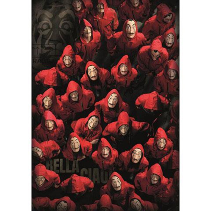 Puzzle Clementoni - La Casa de Papel, 1000 piese
