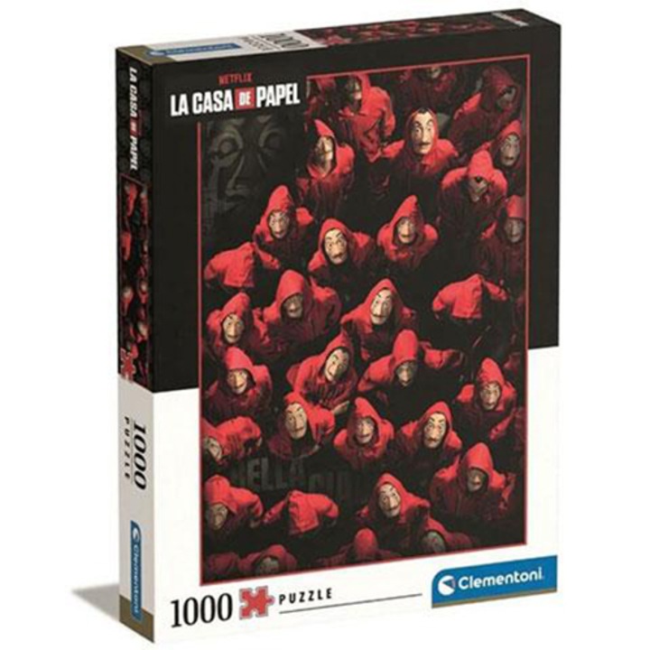 Пъзел Clementoni, La casa de papel, 1000 части
