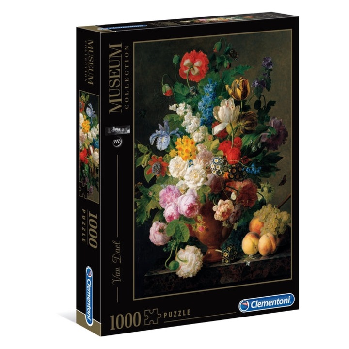 Clementoni Múzeum kollekció puzzle Van Dael Csendélet gyümölcsökkel, 1000 db