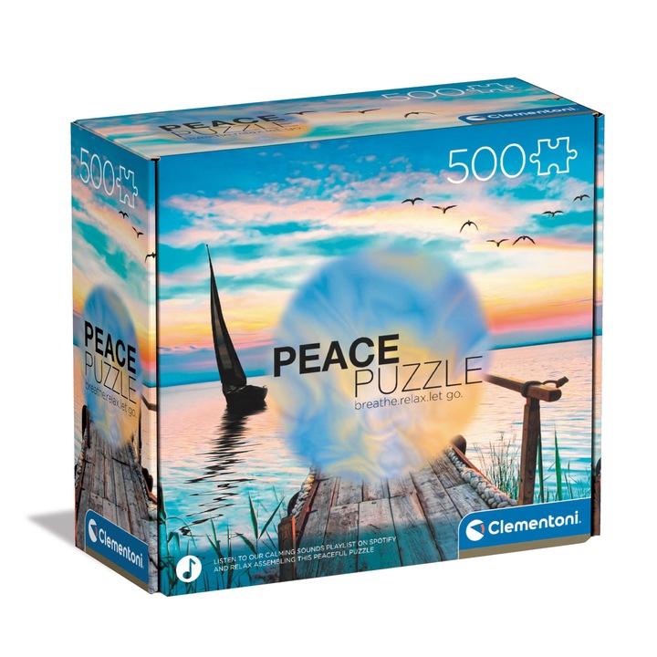 Пъзел Clementoni Peace - Peaceful Wind, 500 части