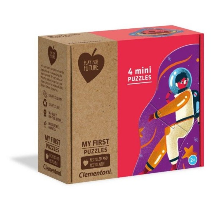 Clementoni Play for Future puzzle, My First Puzzle, Az űrben, 3, 6, 9, 12 db