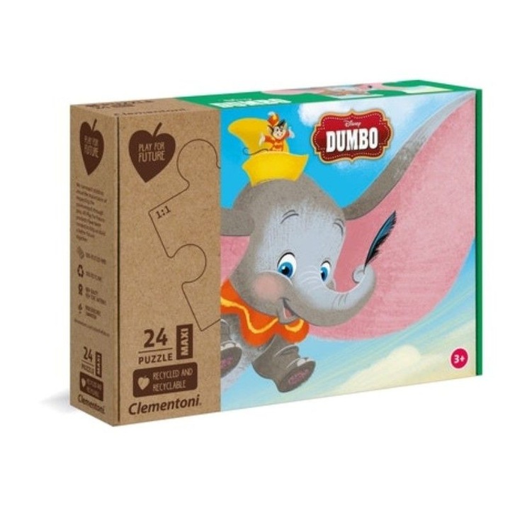 Clementoni Play for Future Maxi puzzle, Dumbo, 24 db
