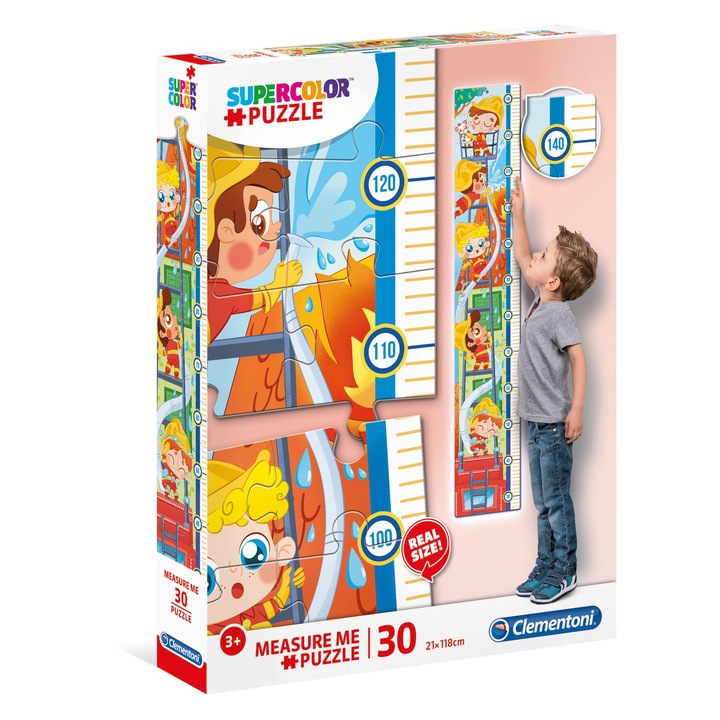 Пъзел Clementoni, SuperColor Puzzle, Пожарникари, 30 части, Многоцветен