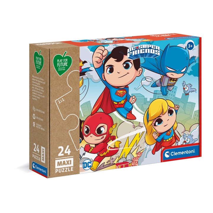Clementoni Play for Future Maxi puzzle, DC Comics, 24 db