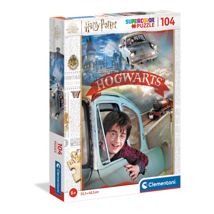Пъзел Clementoni SuperColor - Harry Potter, Hogwarts, 104 части