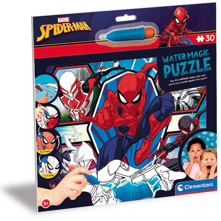 Пъзел Clementoni Water Magic - Spider-Man, 30 части