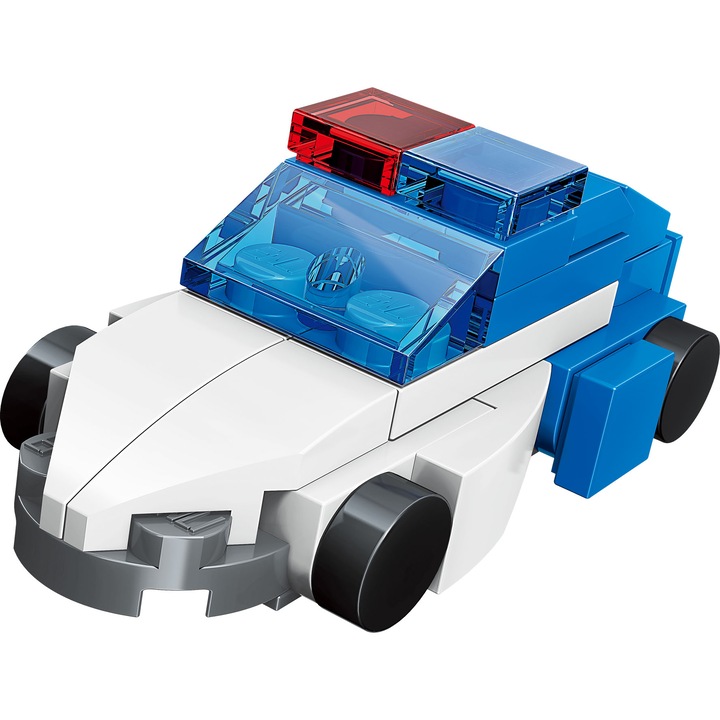 Комплект конструктор Qman, 335 части, Кола, 6+, Многоцветен