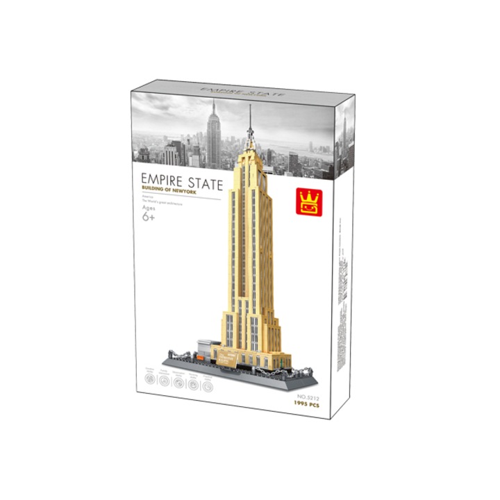 Конструктор Wange Empire State Building New York USA, 1995 части