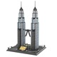 Конструктор Wange Petronas Towers Kuala Lumpur Malaysia, 1175 части