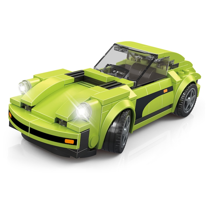 Wange Super car zöld sportkocsi lego-kompatibilis építőjáték, 161 db-os