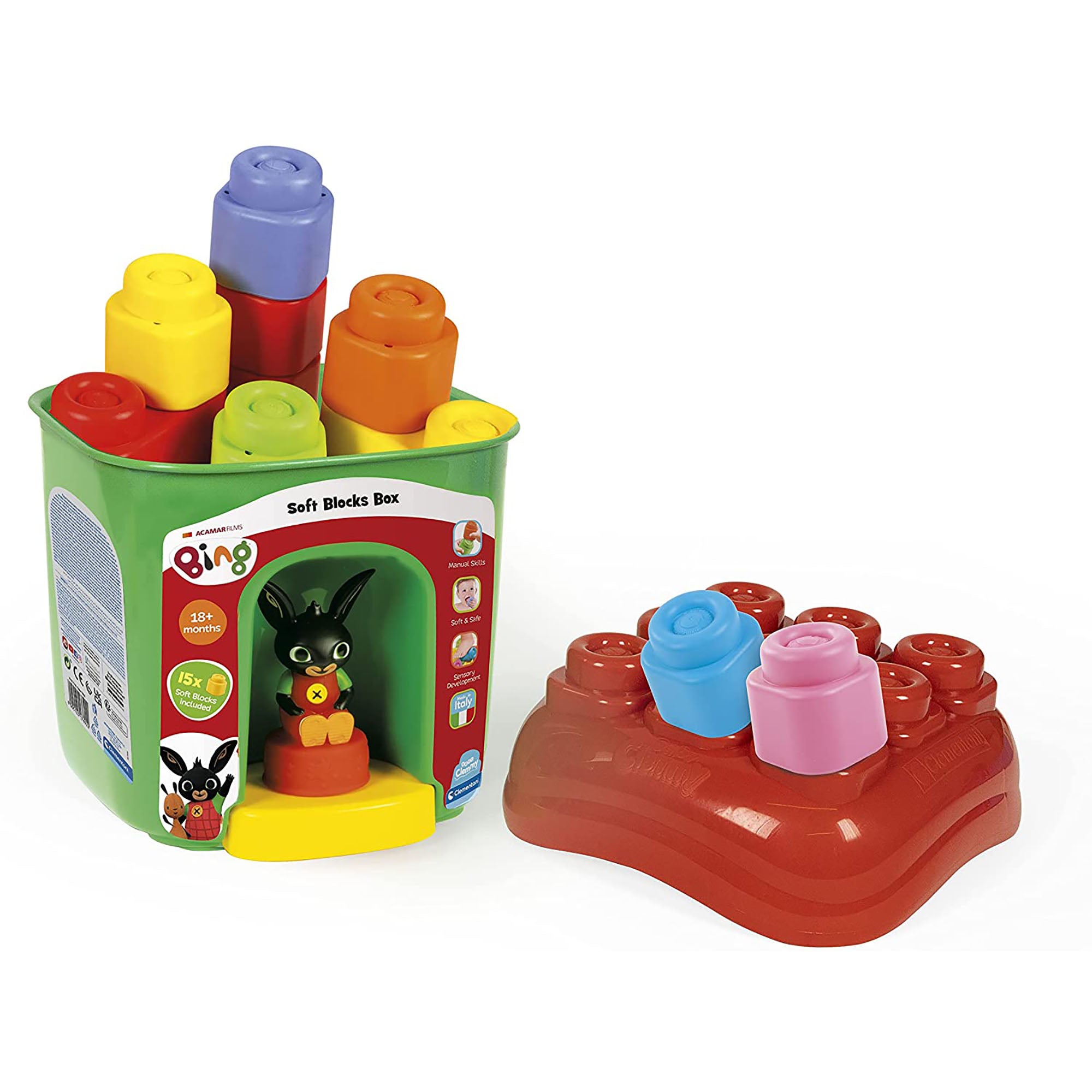 Set cuburi Soft Clemmy Bing - Casuta cu cuburi - eMAG.ro