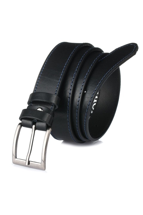 Beltimore természetes bőr öv, A36, Fekete