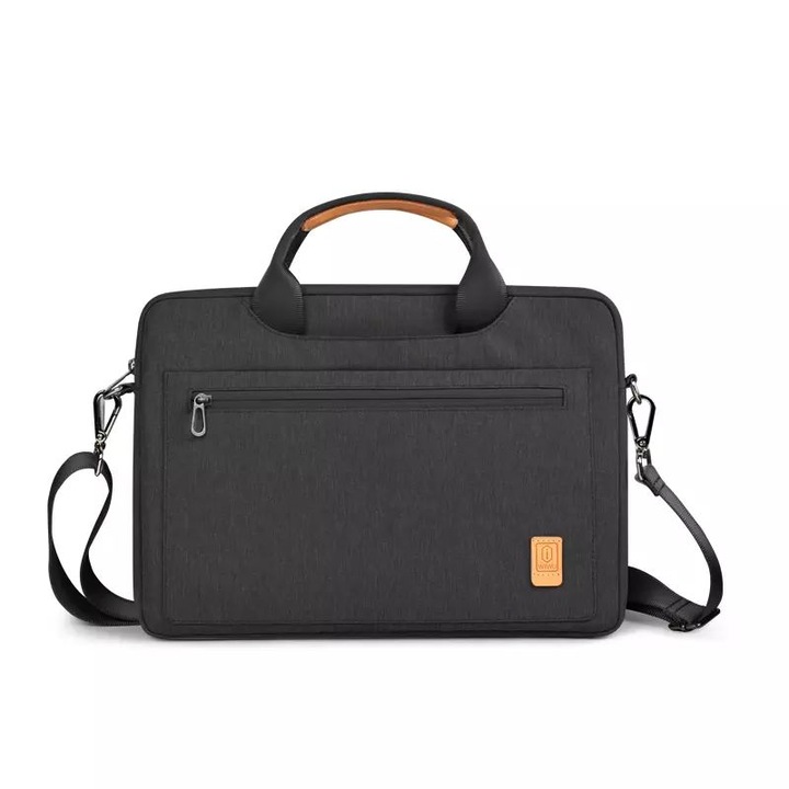 Geanta portabila pentru laptop, WiWU, Poliester, Pioneer, 15.6", Negru
