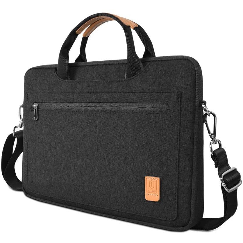 Geanta portabila pentru laptop, WiWU, Poliester, Pioneer, 15.6", Negru