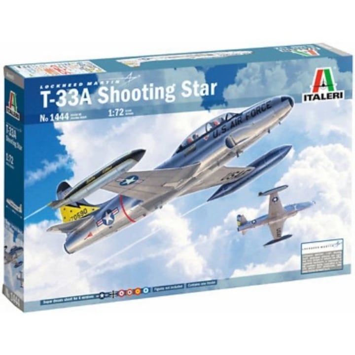 Italeri: T-33A Shooting Star repülőgép makett, 1:72
