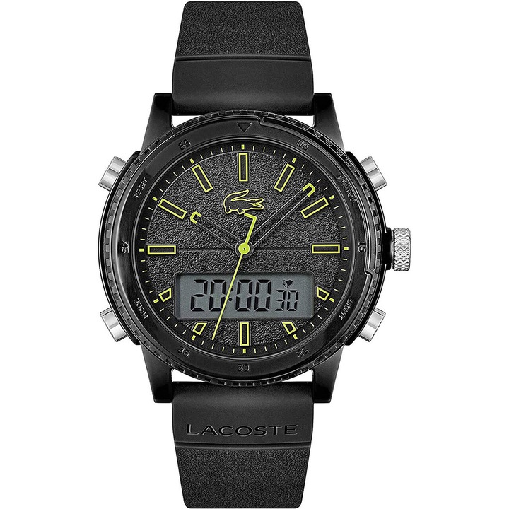 Мъжки часовник Lacoste 2011076, Кварцов, 47мм, 5ATM