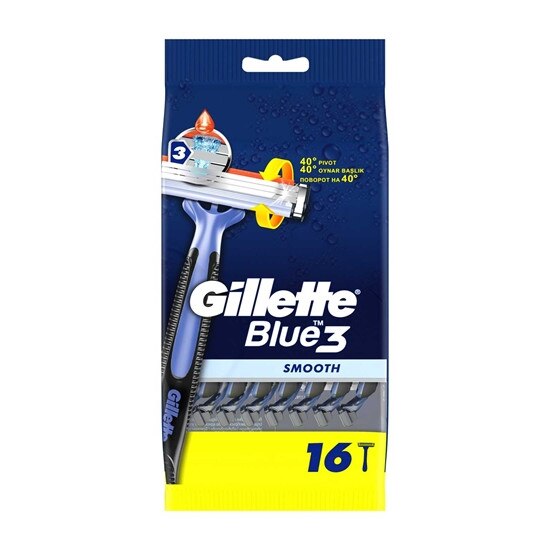 Aparat de ras de unica folosinta Gillette Blue3, smooth 16 eMAG.ro