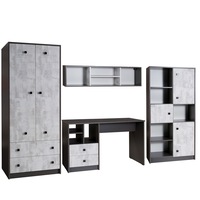 set biblioteca tommy genarom grafit  enigma 290 x 193 x 60 cm imagen 6_0_
0