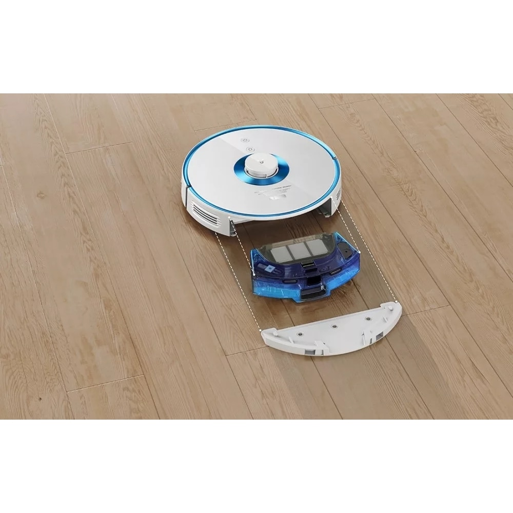 Aspirator robot cu statie, Viomi, 50W, Capacitate rezervor praf 3l, Negru