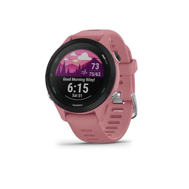 Ceas smartwatch Garmin Forerunner 255S, Light Pink