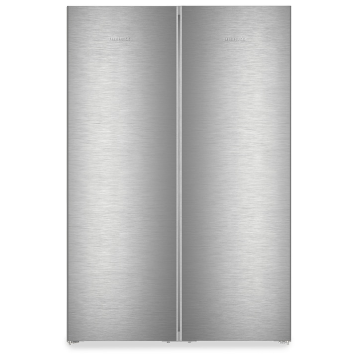 Двукрилен хладилник Side by side XRFsd 5220 Plus, NoFrost, EasyFresh, Обем 667 Л, Клас D, Височина 185.5 cм, Inox/Silver