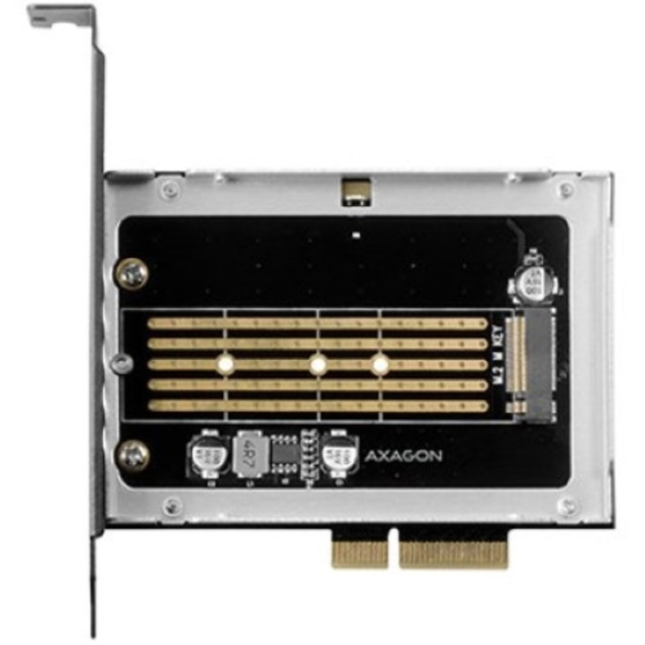 PCI-Express kártya Axagon PCEM2-NC, adapter PCI-E 3.0 4x-től M.2 SSD NVMe-hez