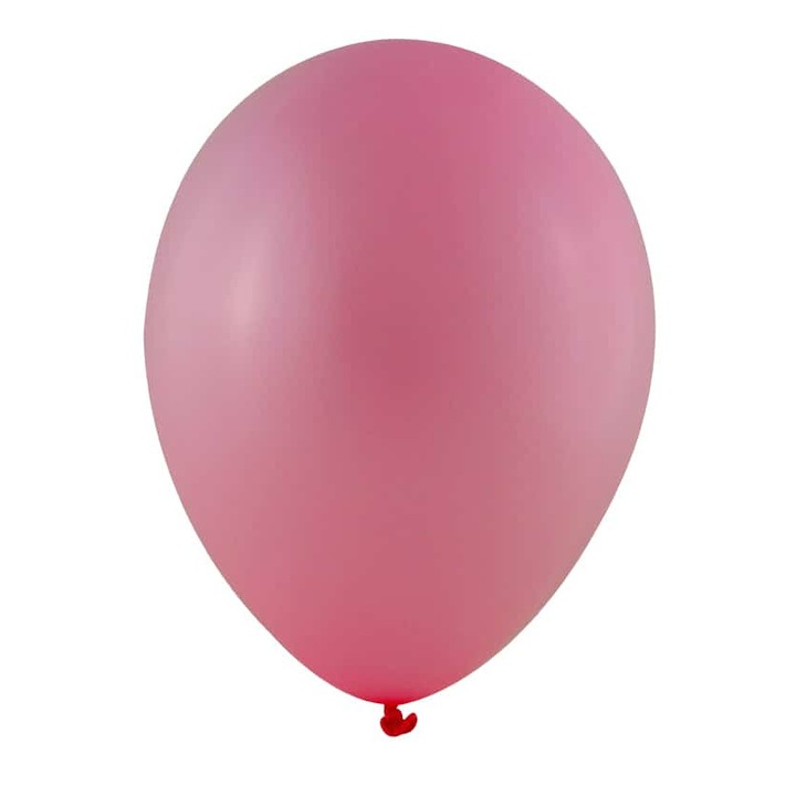 Комплект балони, Globos 108, От латекс, 25 см, Розови, 100бр
