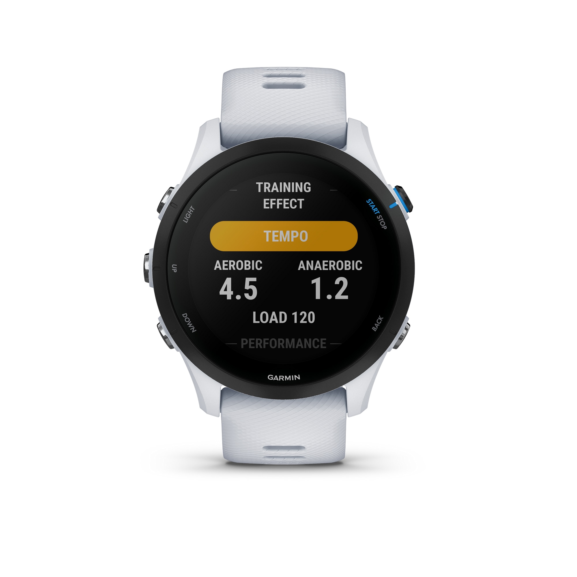 Smartwatch Garmin Forerunner 255 Music, 46mm, Whitestone - eMAG.ro