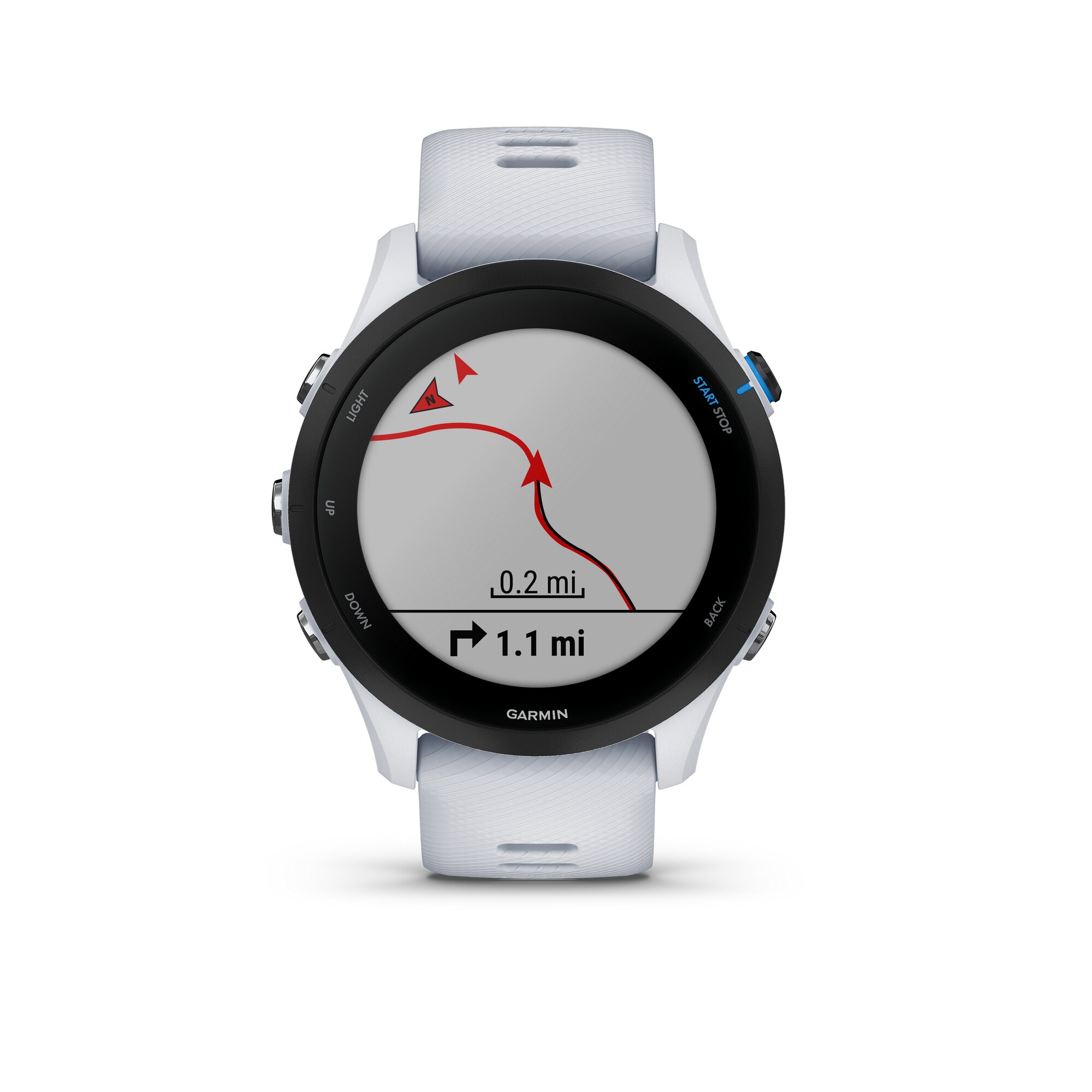 Smartwatch Garmin Forerunner 255 Music, 46mm, Whitestone - eMAG.ro