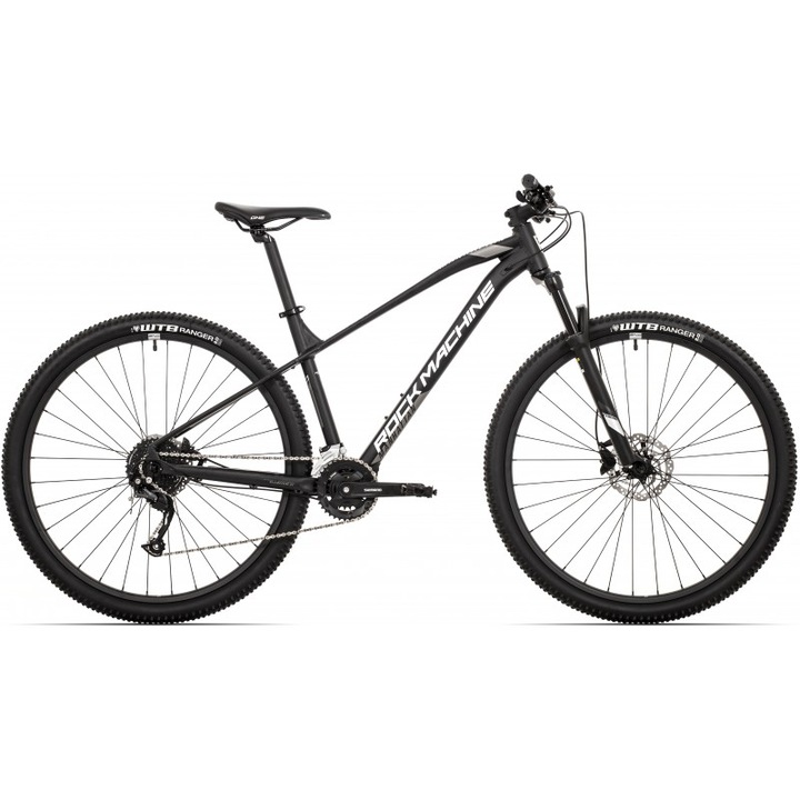 Bicicleta Rock Machine Manhattan 90 negru/argintiu marime 19''/L