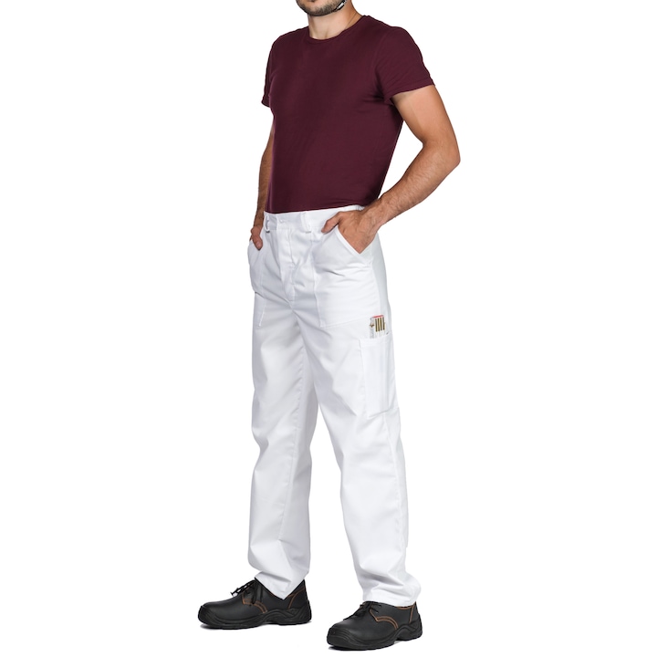 Работен панталон Mazalat Classic, Размер 44, Бял