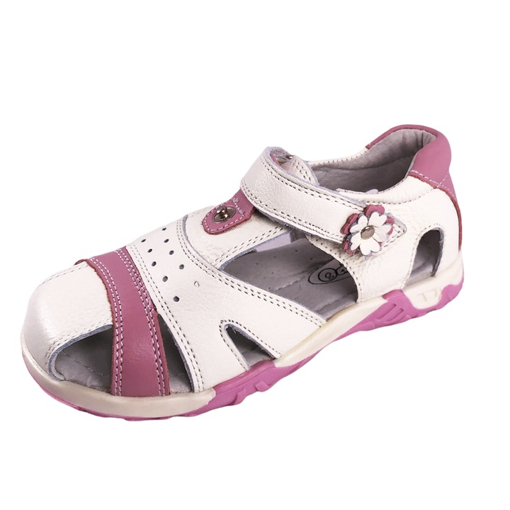 Детски сандал Chippo Kids 523661, 25-30, Естествена кожа, Бял