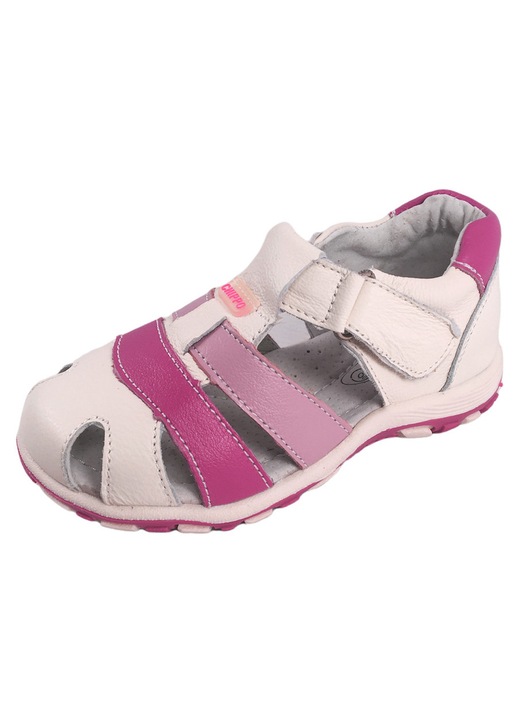 Детски сандали Chippo Baby 523307, 20-25, Естествена кожа, Бял/Розово