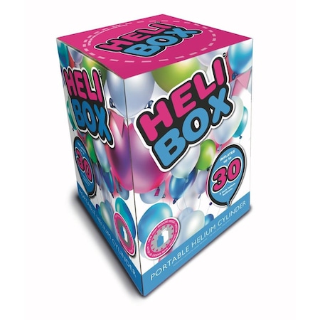 Butelie heliu pentru 30 de baloane Helibox U.K