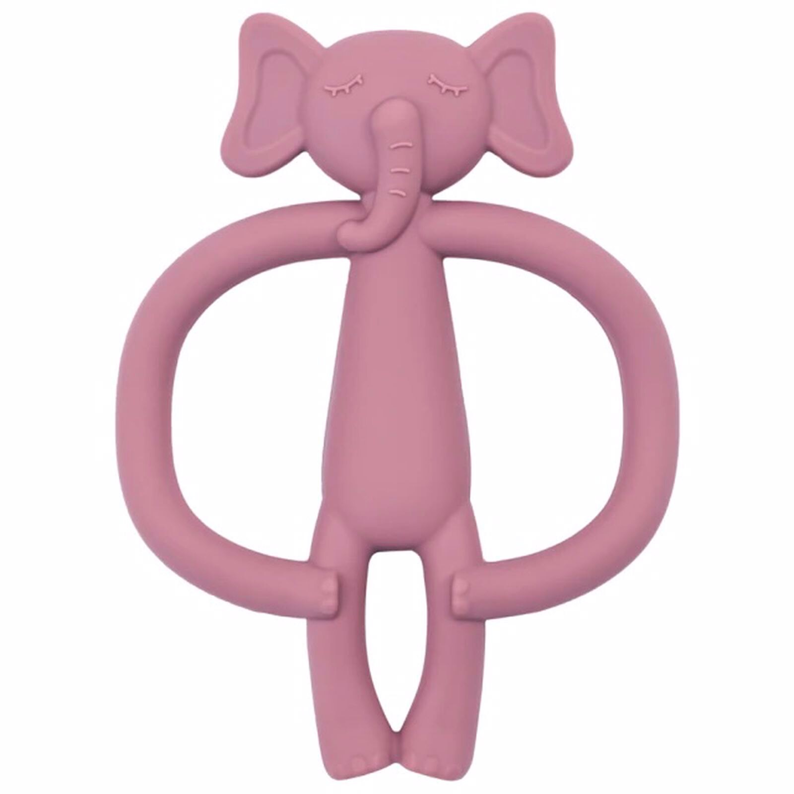 Jucarie dentitie bebelusi in forma de elefant, aplicator gel gingival