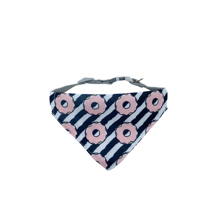 zgarda tip bandana donuts pentru caini si pisici de talie micamedie reglabila 3220 cm multicolor doty imagen 36_2_
6