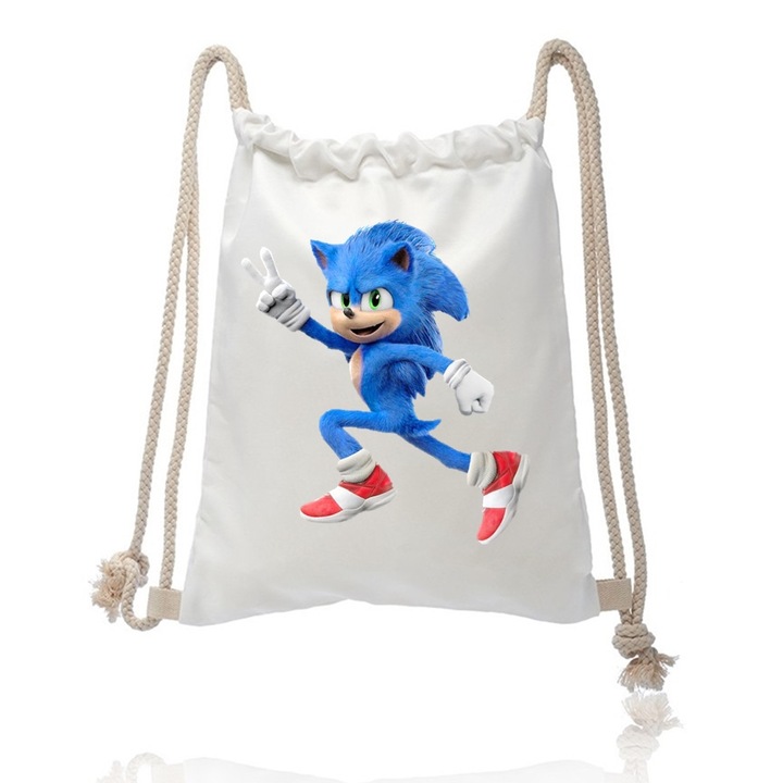 Rucsac personalizat sonic, 34 x 44 x 1 cm