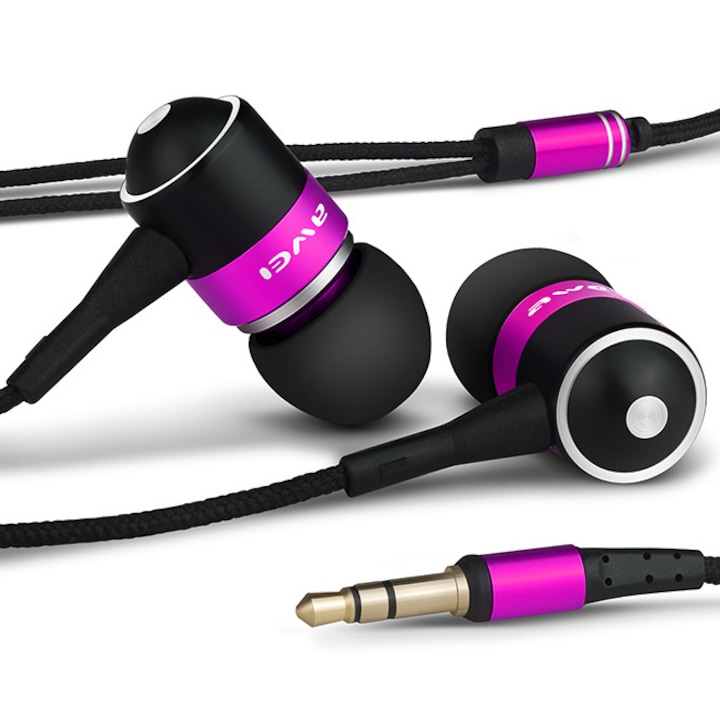 AWEI ES-Q3 In-Ear fülhallgató, Pink