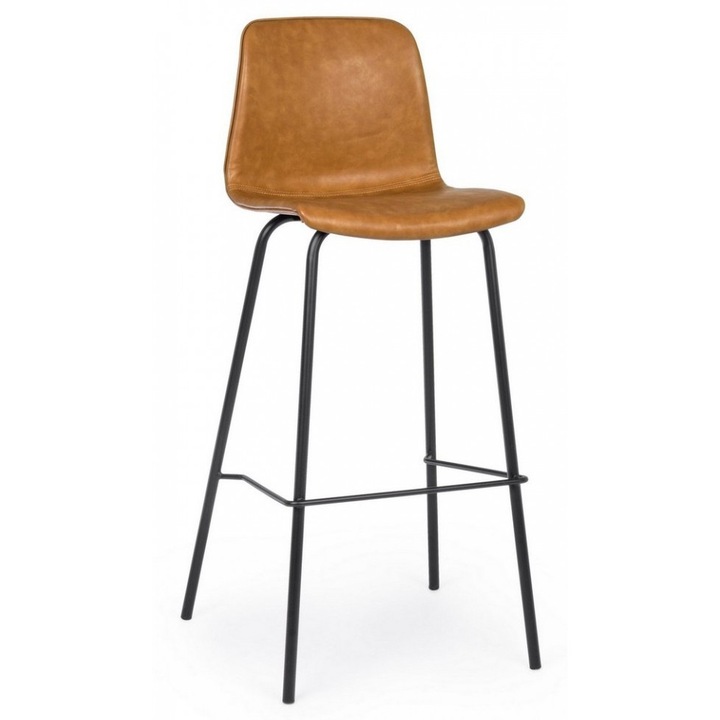 Set 2 scaune bar maro Kyra 39x44x103.5 cm