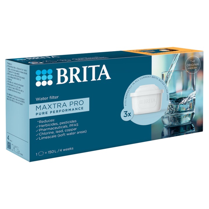 Комплект 3 броя филтри Brita Maxtra Pro Pure Performance All-In-One