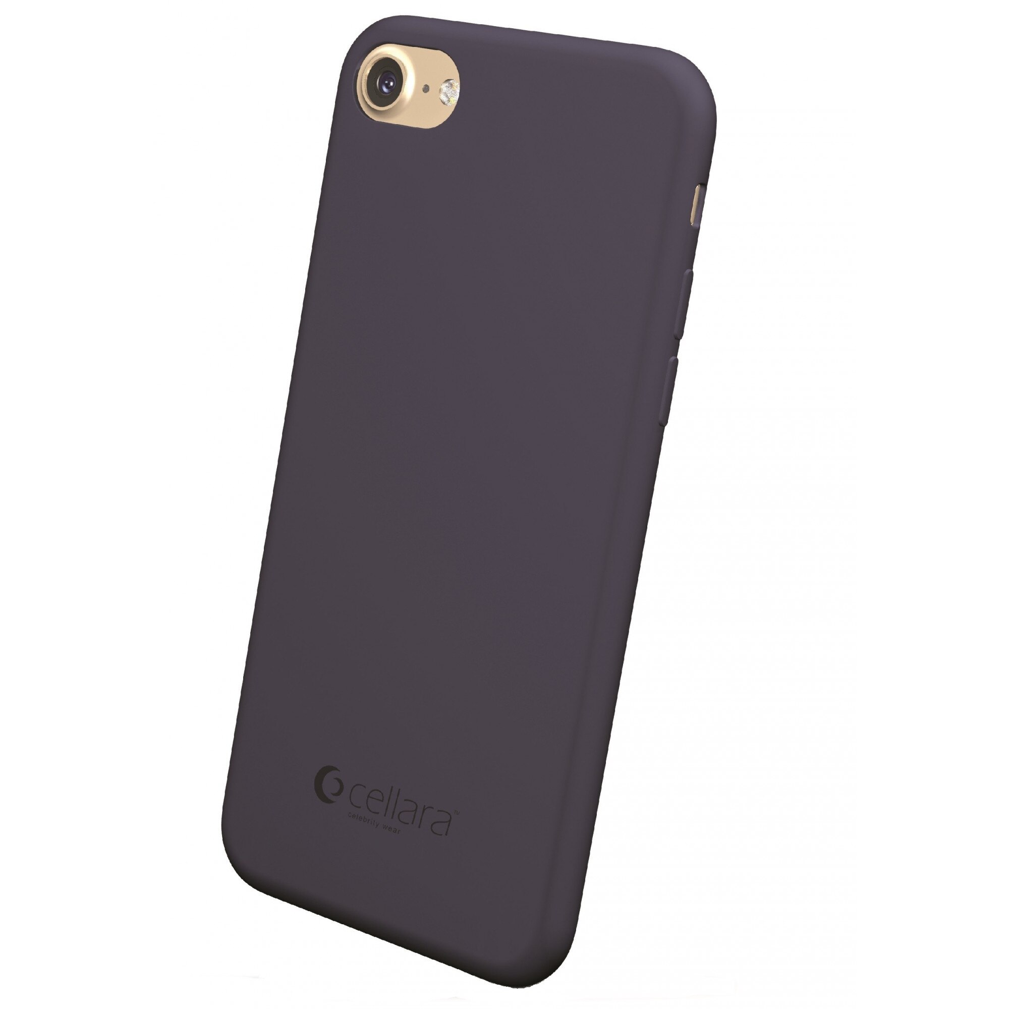 Capac protectie spate, Cellara, din silicon, pentru iPhone 7, bleumarin