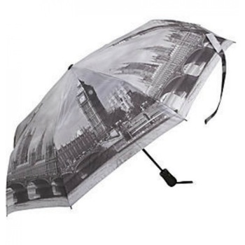 Umbrela pliabila unisex cu deschidere automata Galleria Inc. USA, Model Londra, Multicolor Umbrela pliabila unisex cu deschidere automata Galleria Inc. USA, Model Londra, Multicolor