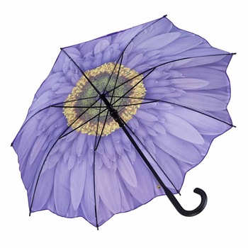 Umbrela Galleria Inc. USA, Model Purple Margarita, Ø 122 cm, Multicolor Umbrela Galleria Inc. USA, Model Purple Margarita, Ø 122 cm, Multicolor