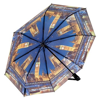 Umbrela pliabila Galleria Inc. USA, Model London, Ø 122 cm, Multicolor Umbrela pliabila Galleria Inc. USA, Model London, Ø 122 cm, Multicolor