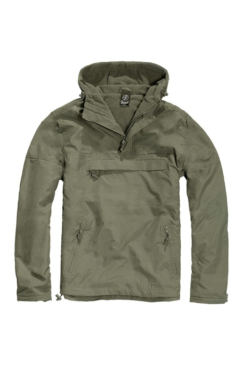 Jacheta pentru barbati Brandit Bunda Windbreaker, Poliester, Verde kaki, 3XL
