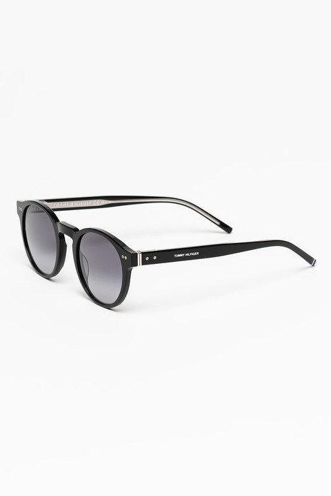 Tommy Hilfiger, Ochelari de soare cu lentile in degrade, Negru, 50-23-150