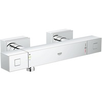 Baterie de dus Grohe Grohtherm Cube 34488000, 1/2'', termostat, aparent, protectie oparire, filtru impuritati, limitator, Crom