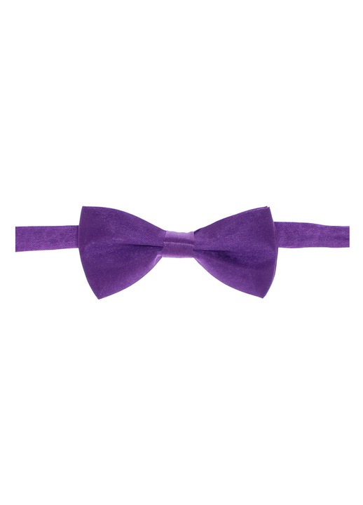 Papion pentru copii Buticcochet, sistem de inchidere reglabil, Mov inchis, 9x5 cm - PAPC230